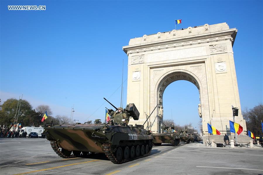 ROMANIA-BUCHAREST-CENTENNIAL NATIONAL DAY-PARADE