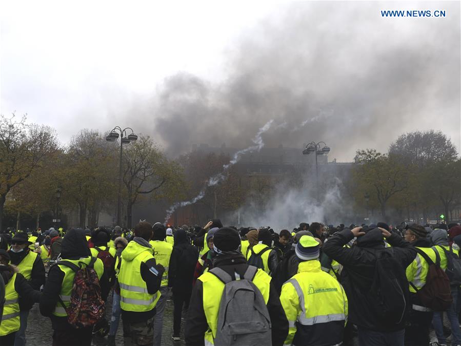 FRANCE-PARIS-"YELLOW VESTS"-PROTEST
