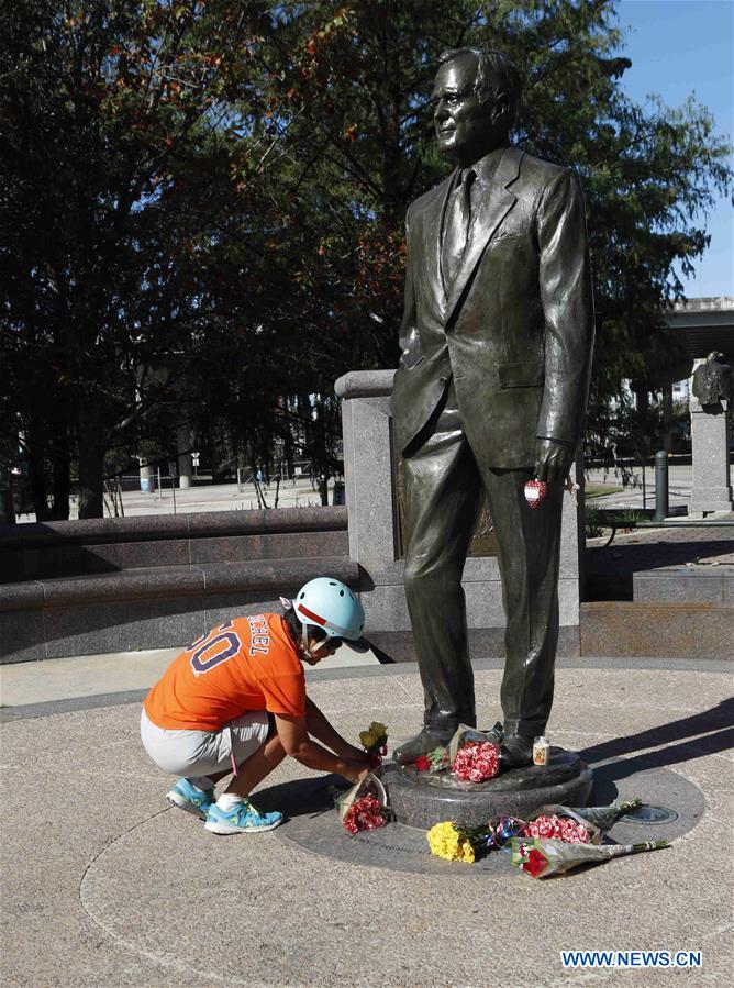 U.S.-HOUSTON-FORMER PRESIDENT-GEORGE H.W. BUSH-DEATH-COMMEMORATION