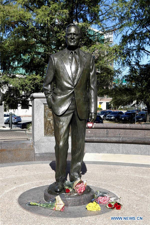 U.S.-HOUSTON-FORMER PRESIDENT-GEORGE H.W. BUSH-DEATH-COMMEMORATION