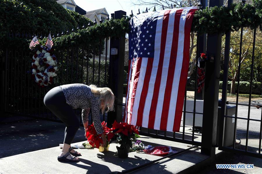 U.S.-HOUSTON-FORMER PRESIDENT-GEORGE H.W. BUSH-DEATH-COMMEMORATION