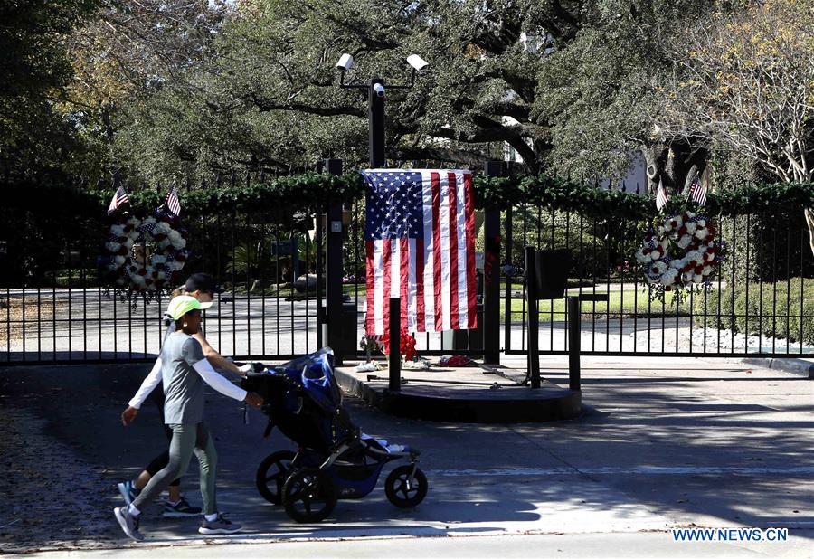 U.S.-HOUSTON-FORMER PRESIDENT-GEORGE H.W. BUSH-DEATH-COMMEMORATION