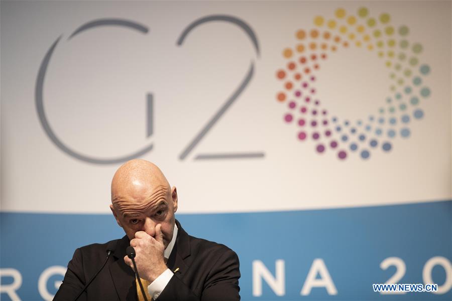 ARGENTINA-BUENOS AIRES-G20-FIFA-INFANTINO-PRESS CONFERENCE