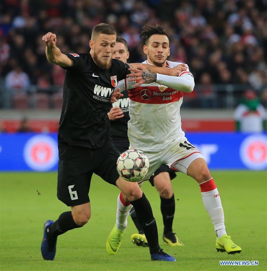 (SP)GERMANY-STUTTGART-SOCCER-BUNDESLIGA-AUGSBURG VS STUTTGART