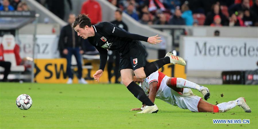 (SP)GERMANY-STUTTGART-SOCCER-BUNDESLIGA-AUGSBURG VS STUTTGART