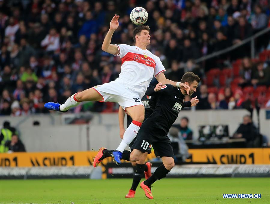 (SP)GERMANY-STUTTGART-SOCCER-BUNDESLIGA-AUGSBURG VS STUTTGART