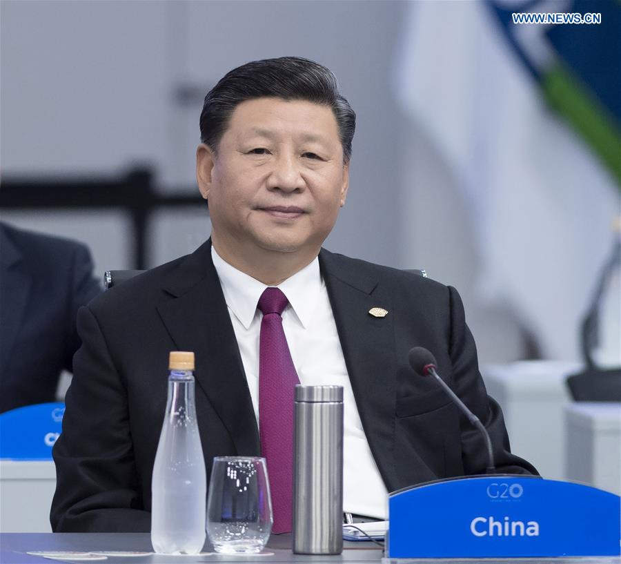 Xinhua Headlines: Xi urges G20 to "steer world economy in right direction"