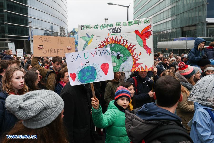 BELGIUM-BRUSSELS-MARCH-CLIMATE CHANGE