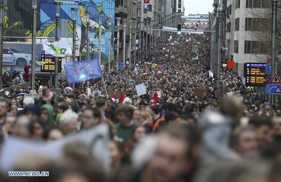 BELGIUM-BRUSSELS-MARCH-CLIMATE CHANGE