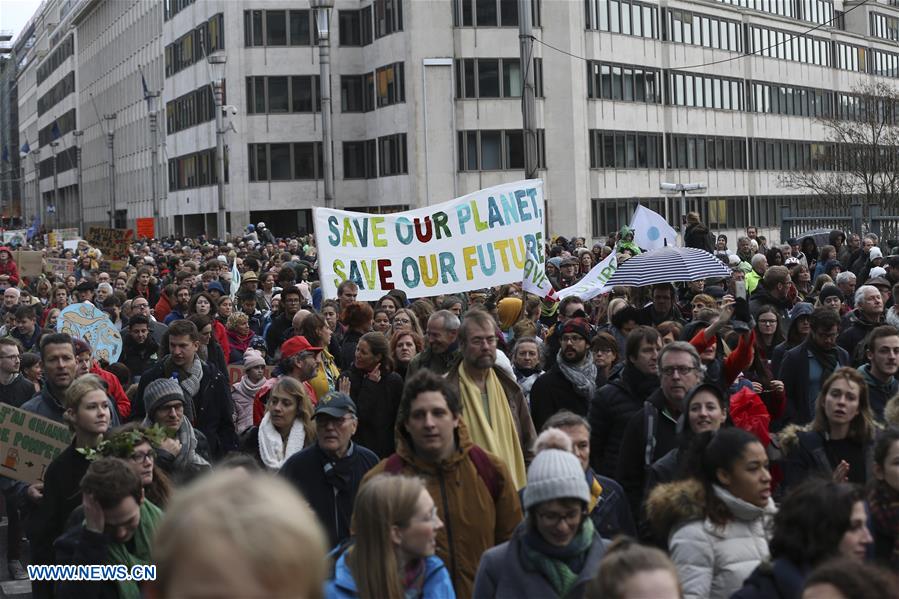 BELGIUM-BRUSSELS-MARCH-CLIMATE CHANGE