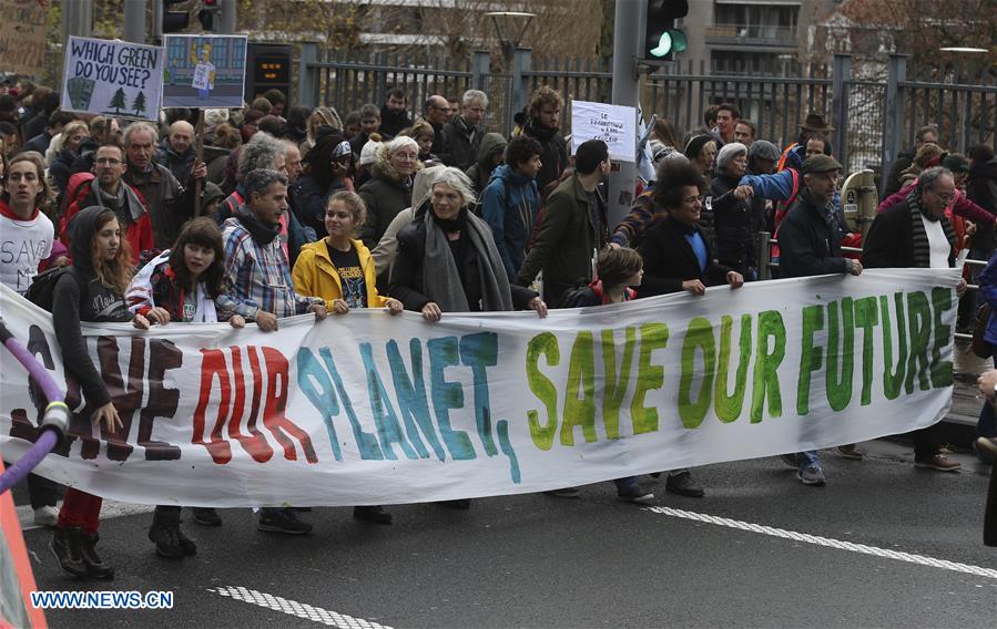BELGIUM-BRUSSELS-MARCH-CLIMATE CHANGE