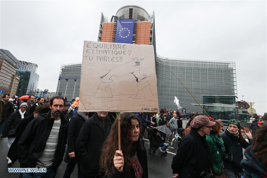BELGIUM-BRUSSELS-MARCH-CLIMATE CHANGE