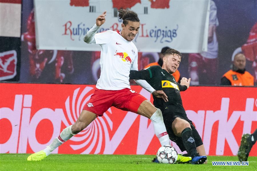 (SP)GERMANY-LEIPZIG-SOCCER-BUNDESLIGA-LEIPZIG VS MOENCHENGLADBACH