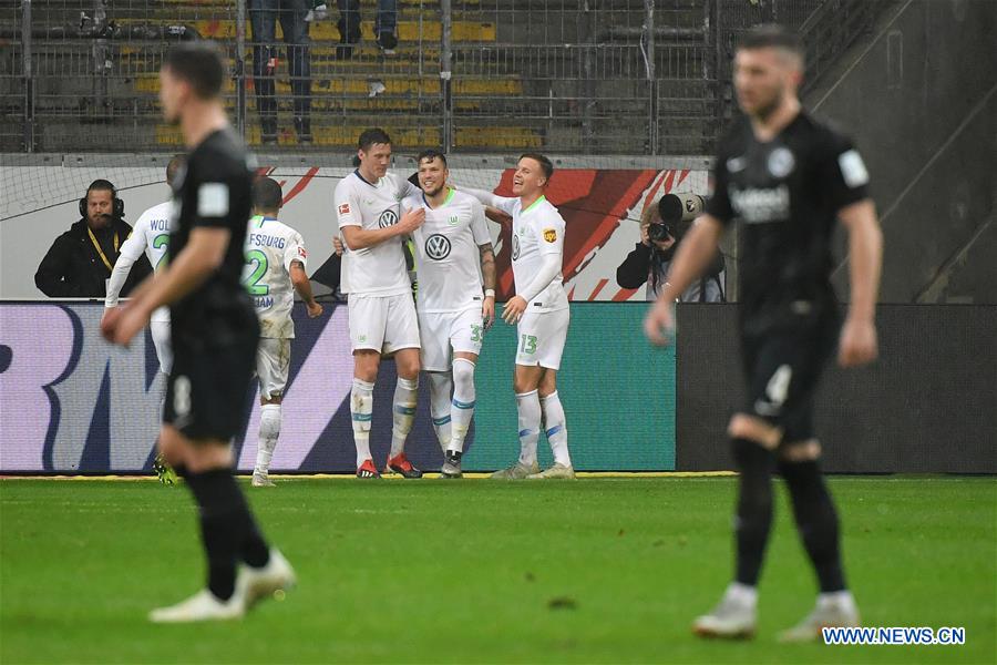 (SP)GERMANY-FRANKFURT-SOCCER-BUNDESLIGA-FRANKFURT VS WOLFSBURG