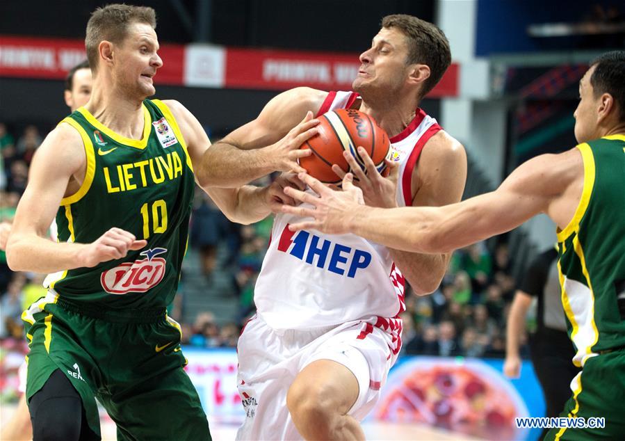 (SP)LITHUANIA-VILNIUS-BASKETBALL-FIBA WORLD CUP QUALIFIERS