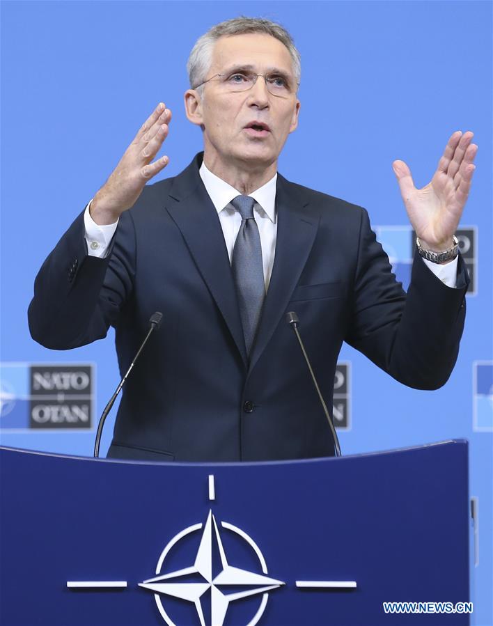 BELGIUM-BRUSSELS-NATO-STOLTENBERG-PRESS CONFERENCE