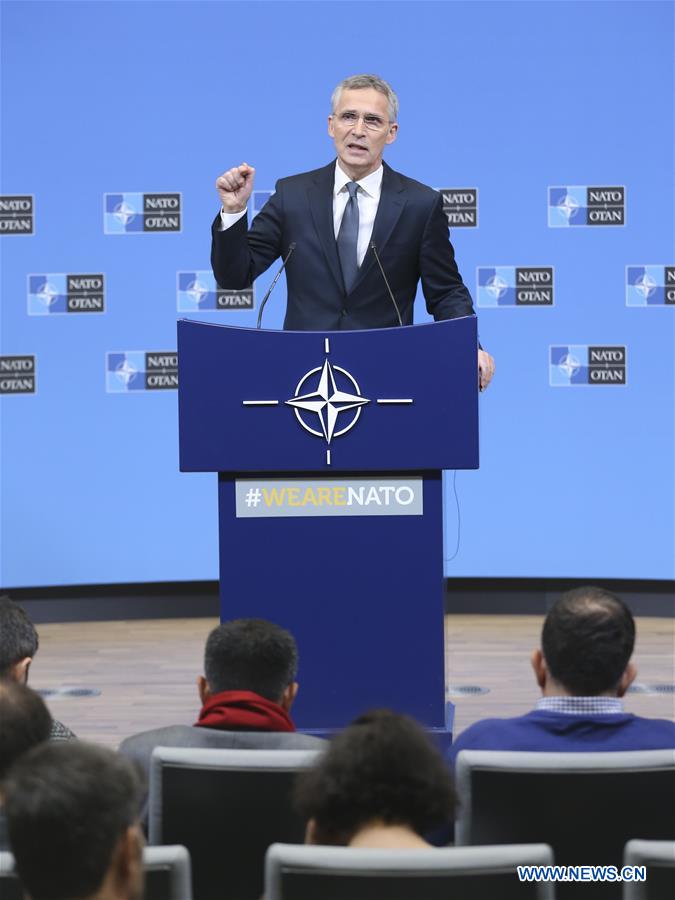 BELGIUM-BRUSSELS-NATO-STOLTENBERG-PRESS CONFERENCE