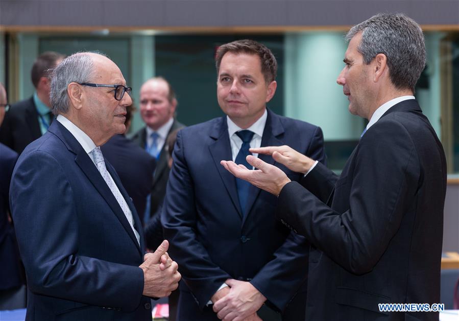 BELGIUM-BRUSSELS-EUROGROUP-FINANCE MINISTERS-MEETING
