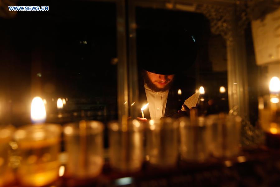 MIDEAST-JERUSALEM-HANUKKAH