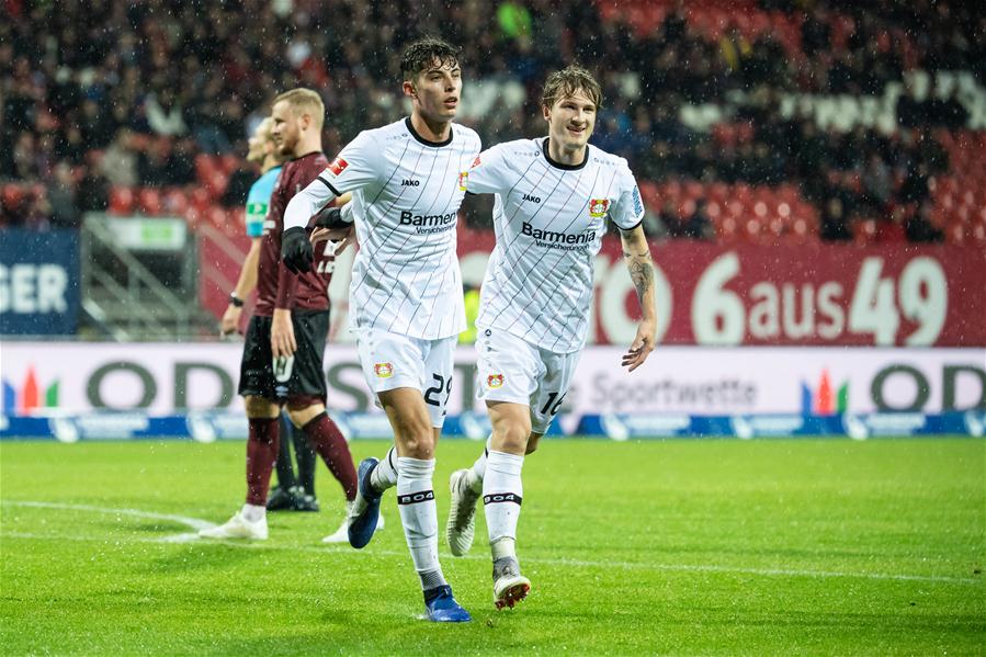 (SP)GERMANY-NUREMBERG-SOCCER-BUNDESLIGA-NUREMBERG VS LEVERKUSEN