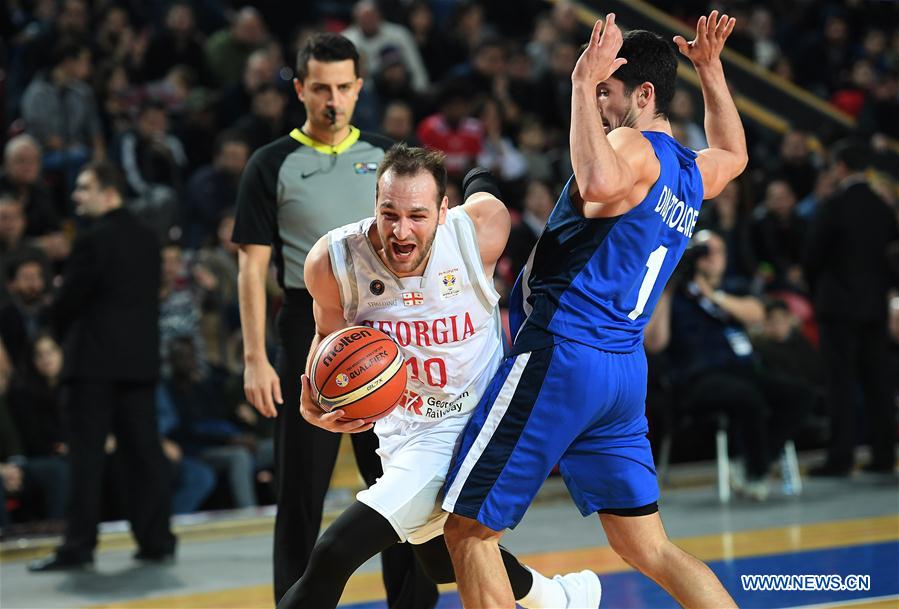 (SP)GEORGIA-TBILISI-BASKETBALL-FIBA WORLD CUP 2019-QUALIFIERS