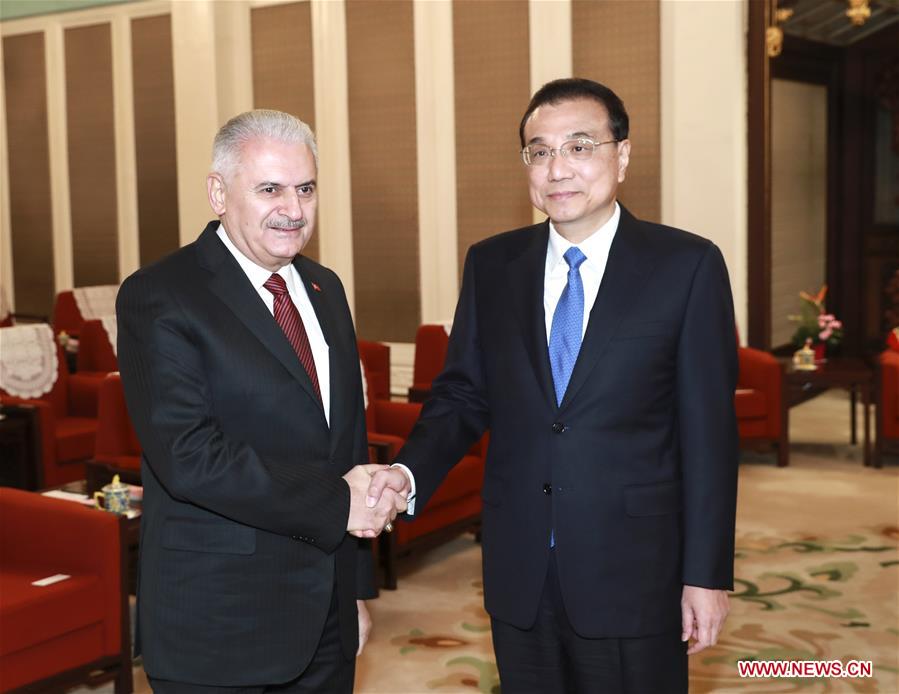 CHINA-BEIJING-LI KEQIANG-TURKEY-PARLIAMENT SPEAKER-MEETING (CN)