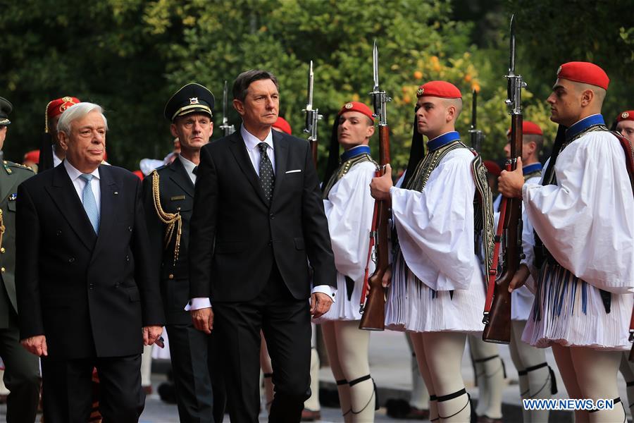 GREECE-ATHENS-SLOVENIA-PRESIDENT-VISIT