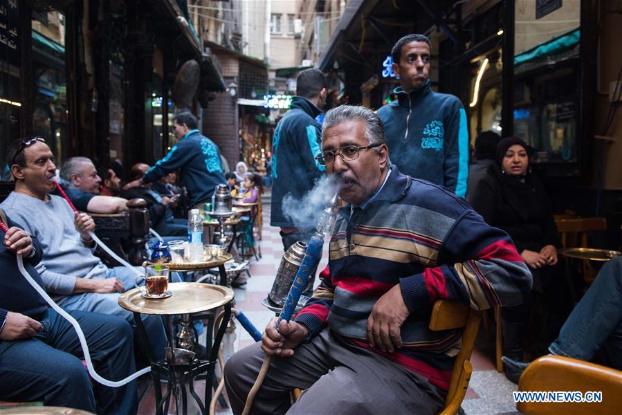 Al Feshawi cafe, one of the oldest cafes in Egypt Xinhua English
