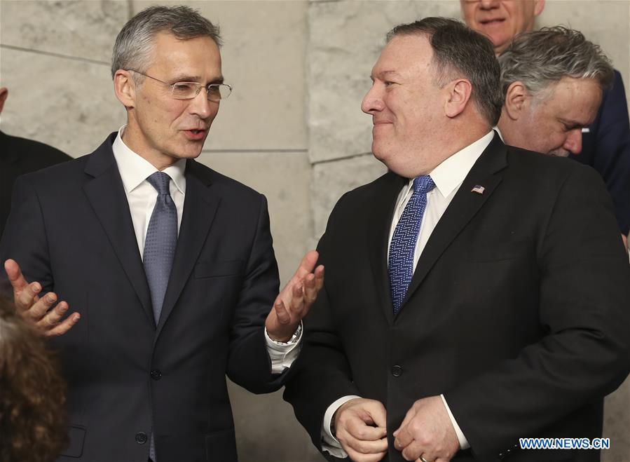 In pics NATO foreign ministers' meeting in Brussels Xinhua English