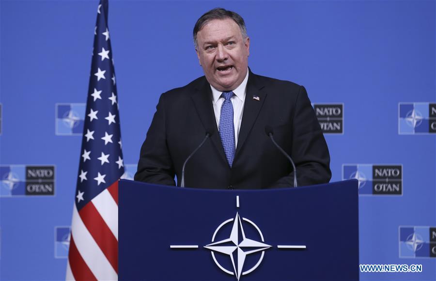 BELGIUM-BRUSSELS-NATO-FM-MEETING-U.S.-POMPEO-PRESS CONFERENCE