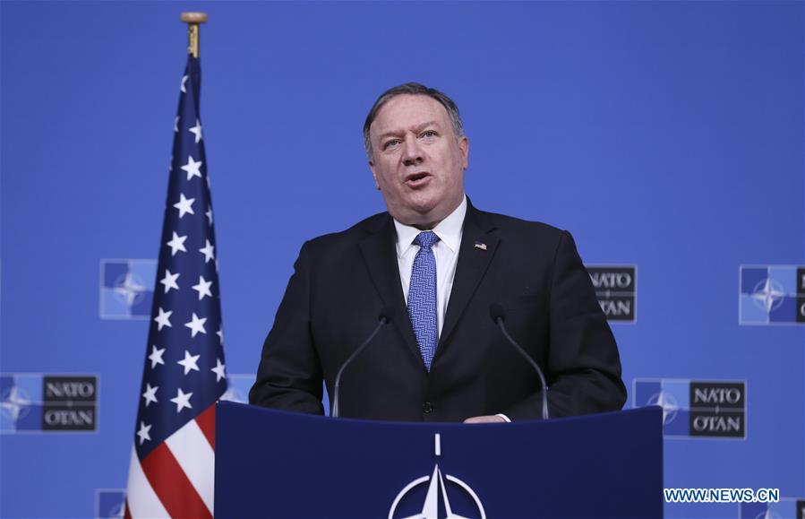 BELGIUM-BRUSSELS-NATO-FM-MEETING-U.S.-POMPEO-PRESS CONFERENCE