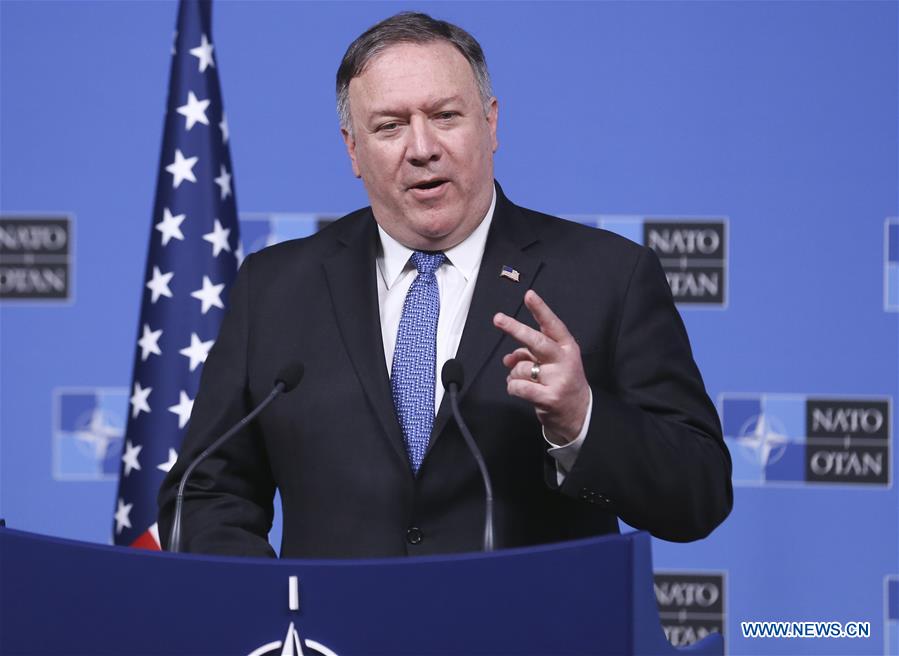 BELGIUM-BRUSSELS-NATO-FM-MEETING-U.S.-POMPEO-PRESS CONFERENCE