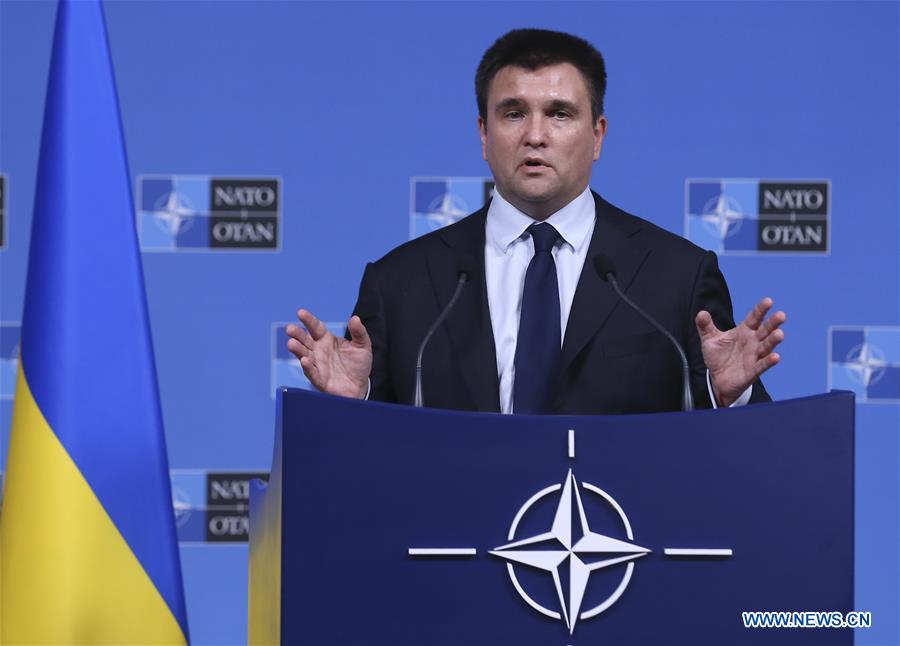 BELGIUM-BRUSSELS-UKRAINE-NATO-FM-MEETING