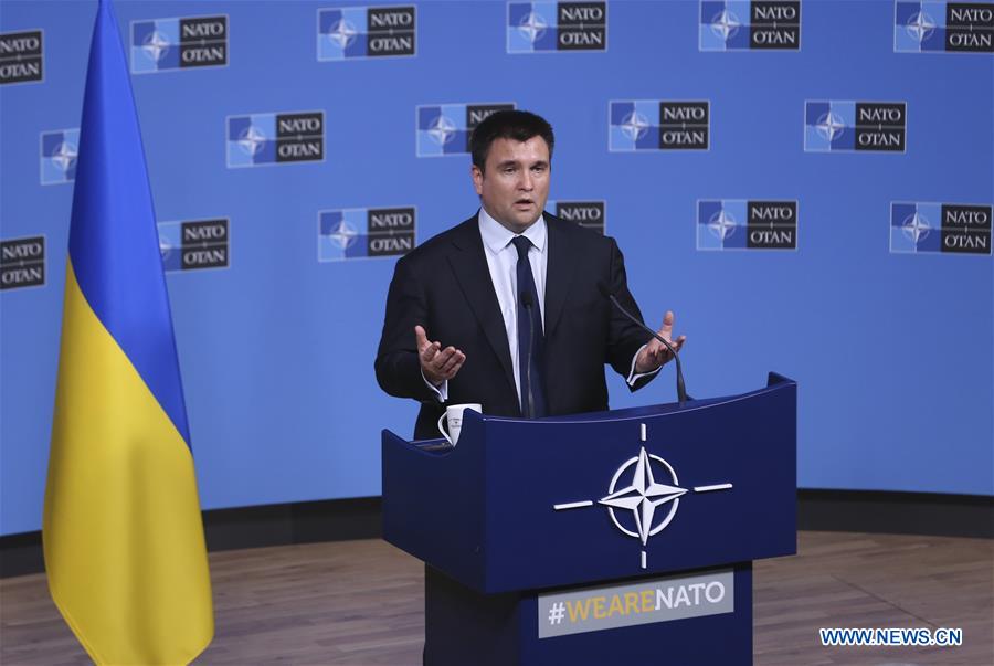 BELGIUM-BRUSSELS-UKRAINE-NATO-FM-MEETING