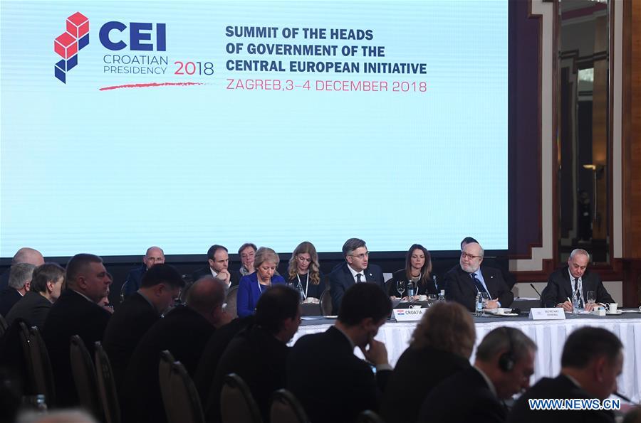 CROATIA-ZAGREB-CEI-SUMMIT