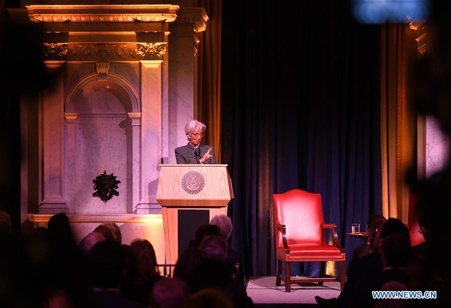 U.S.-WASHINGTON D.C.-IMF CHIEF-SPEECH