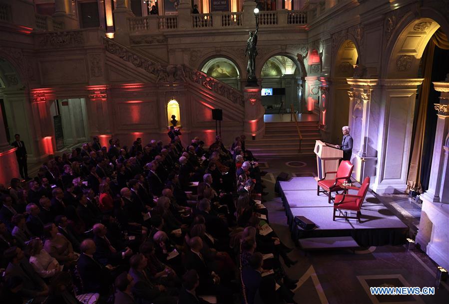 U.S.-WASHINGTON D.C.-IMF CHIEF-SPEECH