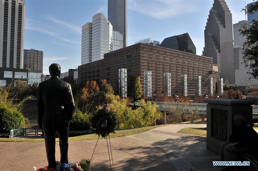 U.S.-HOUSTON-GEORGE H.W. BUSH-MOURNING