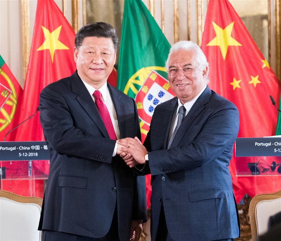 PORTUGAL-LISBON-CHINA-XI JINPING-ANTONIO COSTA-MEETING