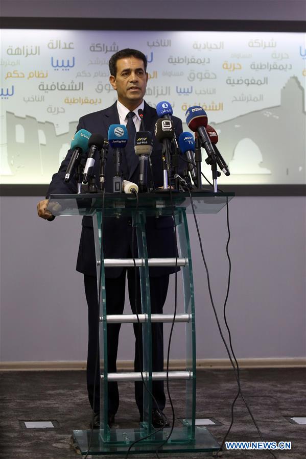 LIBYA-TRIPOLI-PRESS CONFERENCE-CONSTITUTION REFERENDUM