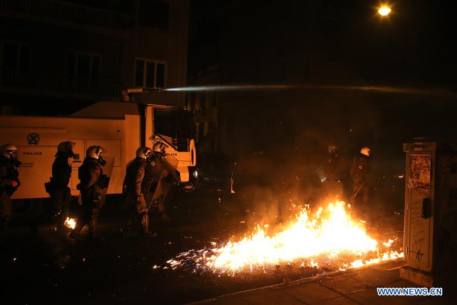 GREECE-ATHENS-PROTEST-VIOLENCE-GRIGOROPOULOS