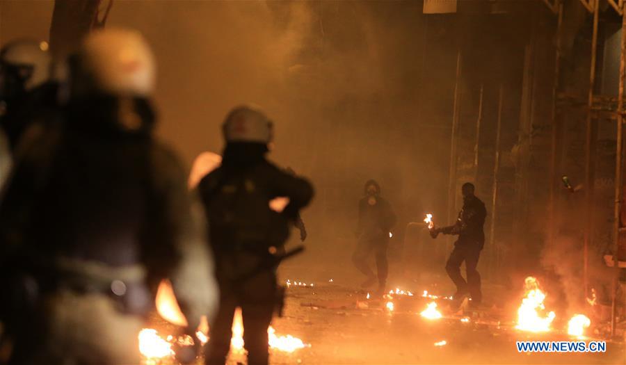 GREECE-ATHENS-PROTEST-VIOLENCE-GRIGOROPOULOS