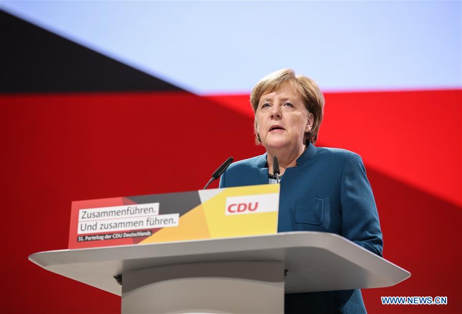 GERMANY-HAMBURG-CDU-PARTY CONFERENCE