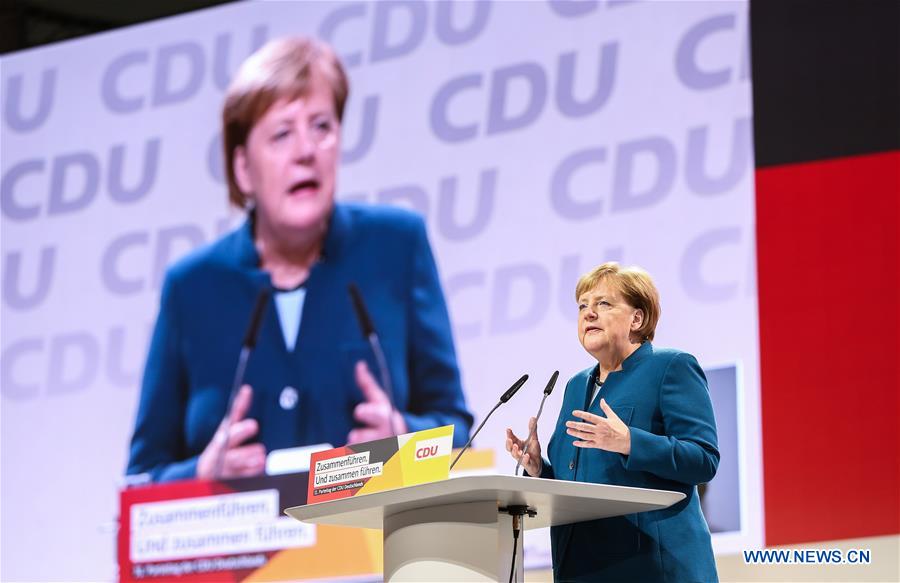 GERMANY-HAMBURG-CDU-PARTY CONFERENCE