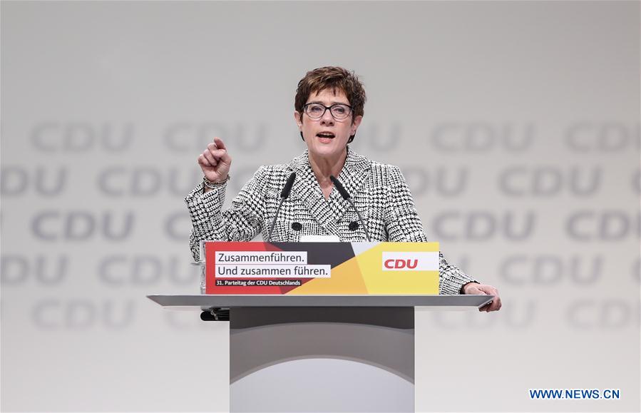 GERMANY-HAMBURG-CDU-KRAMP-KARRENBAUER