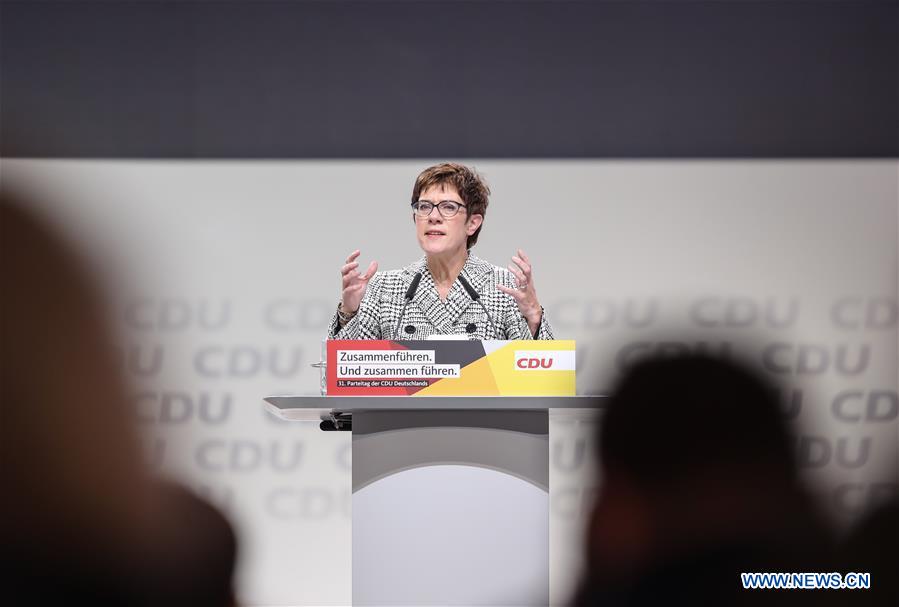 GERMANY-HAMBURG-CDU-KRAMP-KARRENBAUER