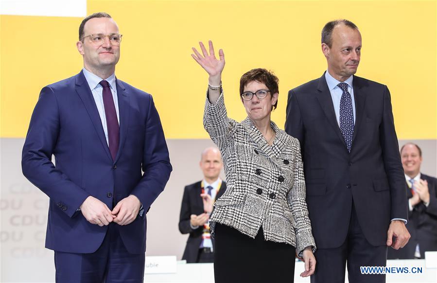 GERMANY-HAMBURG-CDU-KRAMP-KARRENBAUER