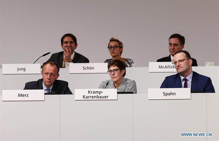 GERMANY-HAMBURG-CDU-KRAMP-KARRENBAUER