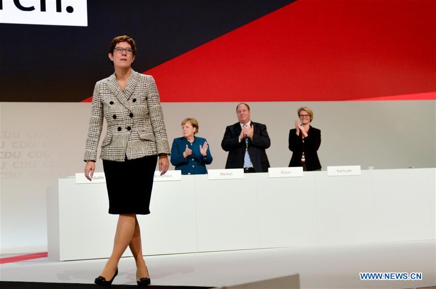 GERMANY-HAMBURG-CDU-KRAMP-KARRENBAUER