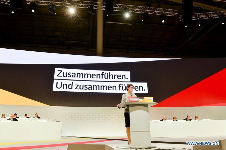 GERMANY-HAMBURG-CDU-KRAMP-KARRENBAUER